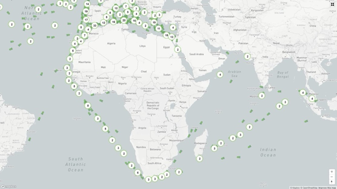 Container ship routes-Cape of Good Hope.jpg