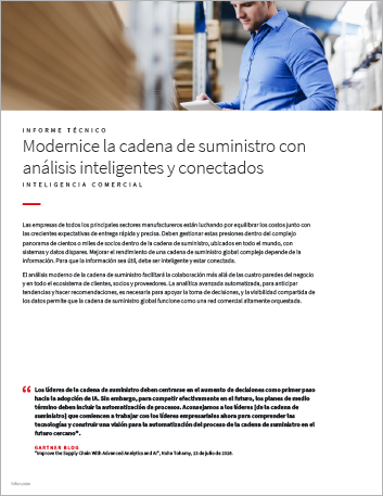 th Modernize the supply chain with smart connected analytics White Paper Spanish LA 457px