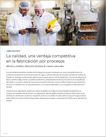 th Quality as a competitive advantage in process manufacturing White Paper Spanish Spain 