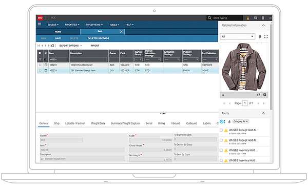 WMS System personalised user experience