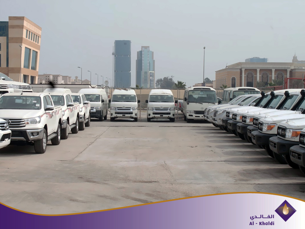 Al Khaldi truck fleet rooftop Saudi