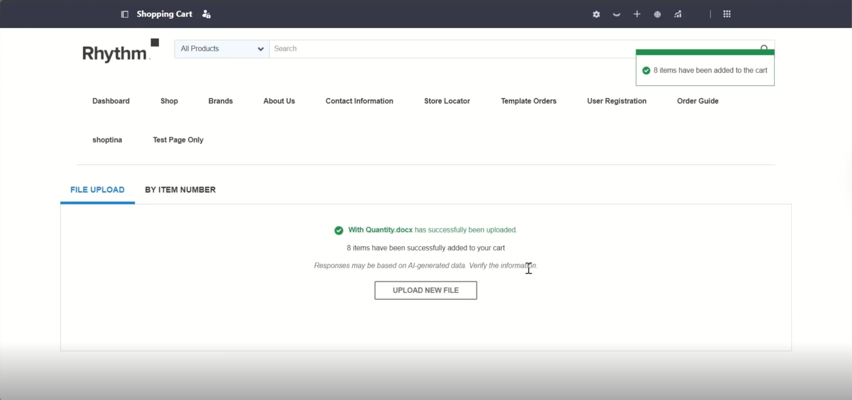 Infor GenAI embedded in Infor Rhythm for Commerce