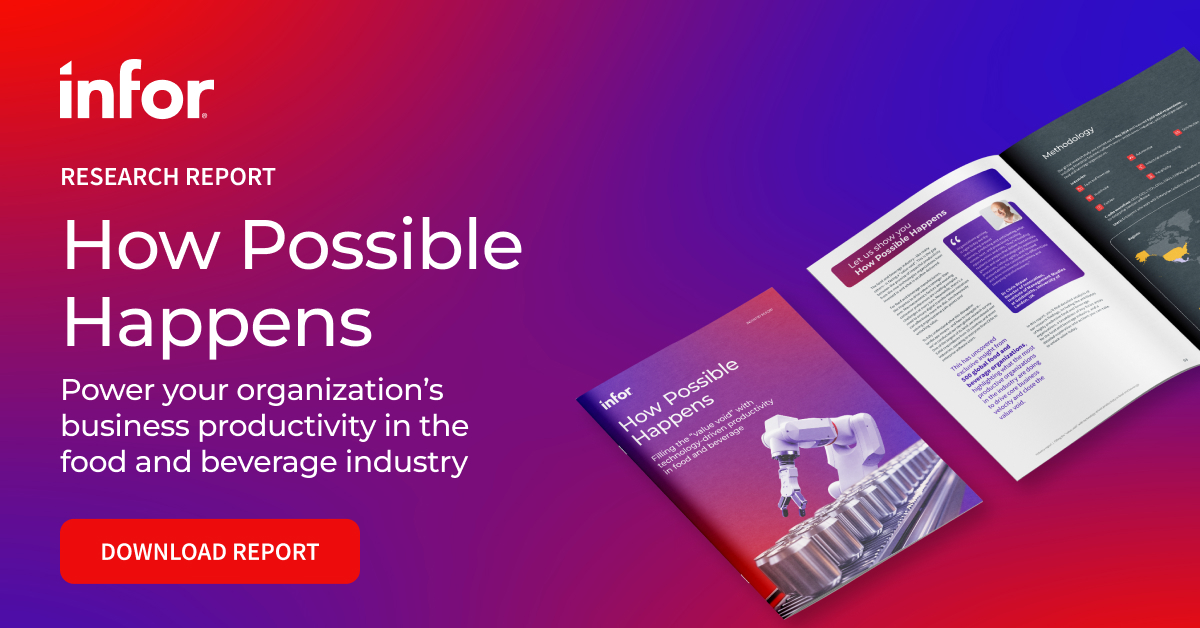 Boost food and beverage supply chain visibility | Infor