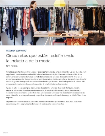 th Five challenges that are redefining the fashion industry Executive Brief Spanish Spain 