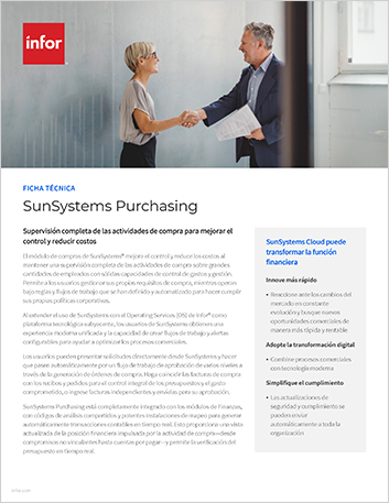 th SunSystems Purchasing Data Sheet Spanish LATAM 457px