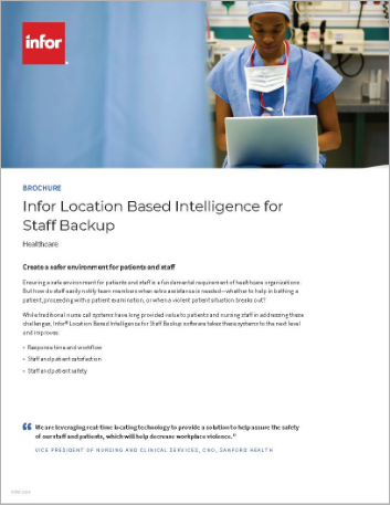 Infor Location Based Intelligence for Staff Backup Brochure   English   