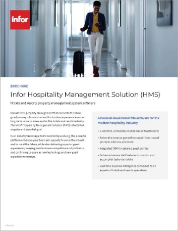 Infor Hospitality Management Solution HMS
  Brochure English 457px