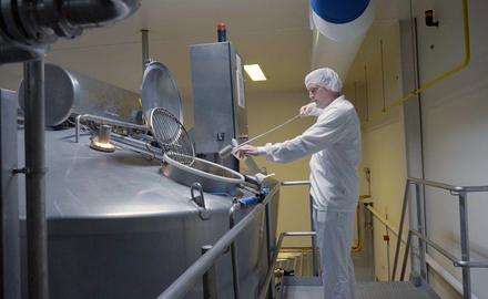 Amalthea cheese production tests