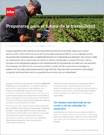 th Preparing for the future of traceability Article Spanish Spain 