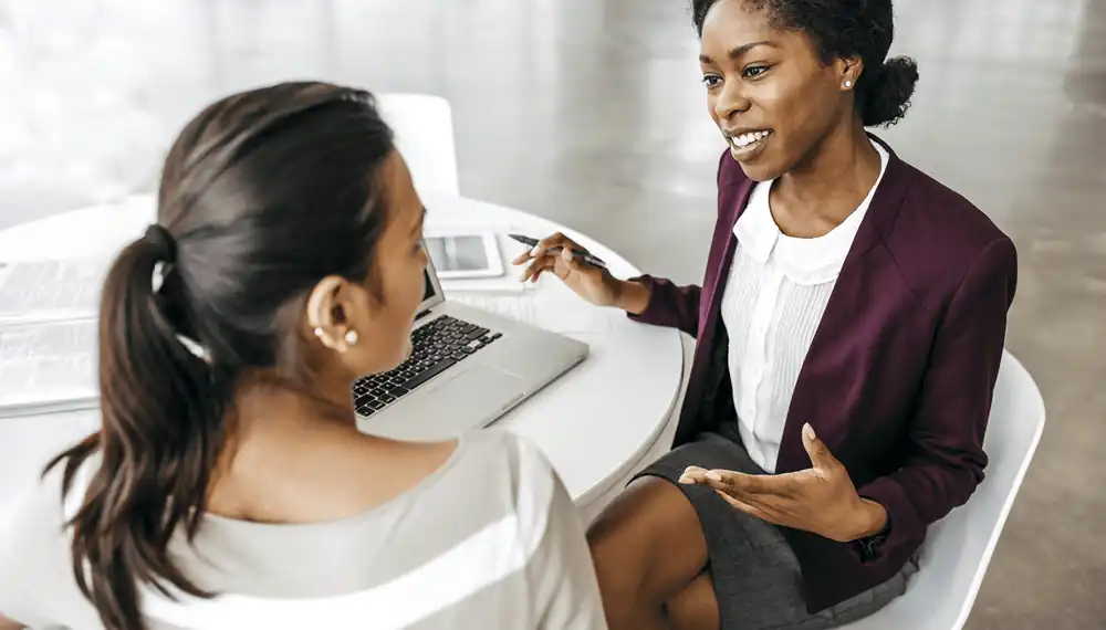 Nurses working on laptops