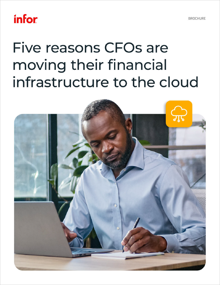 Five reasons CFOs are moving their financial infrastructure to the cloud