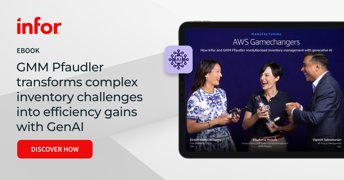 GMM Pfaudler improves inventory data with Infor and AWS | Infor