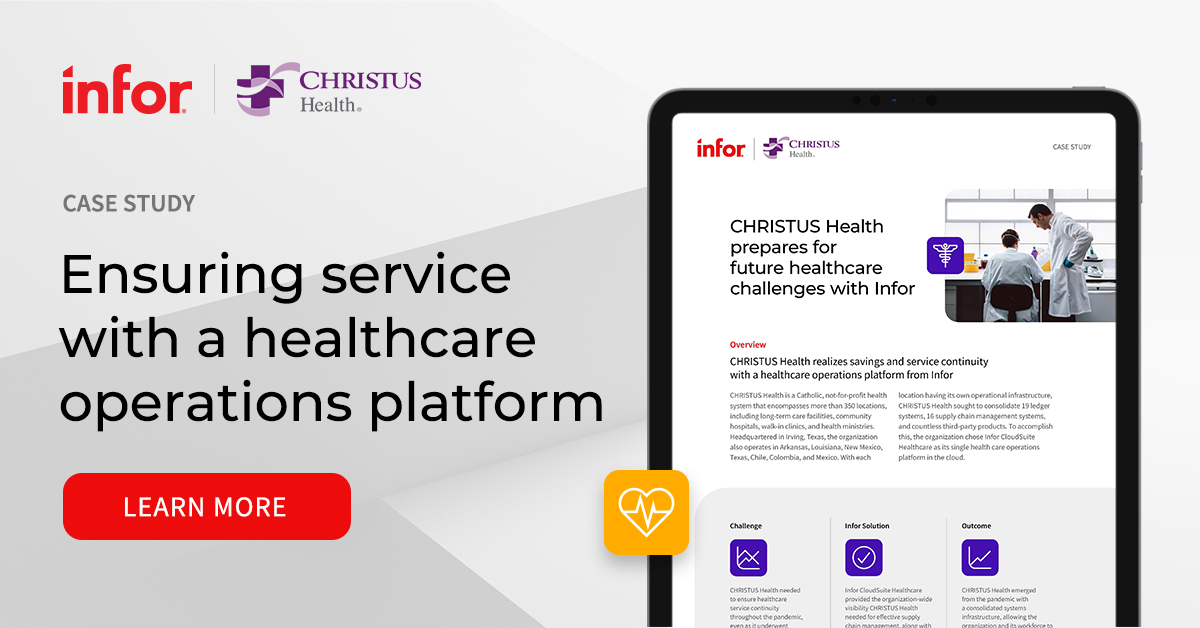 CHRISTUS Health | Platform healthcare ERP case study | Infor