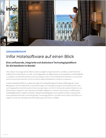 th Infor Hospitality core software solutions Solution Summry German 457px