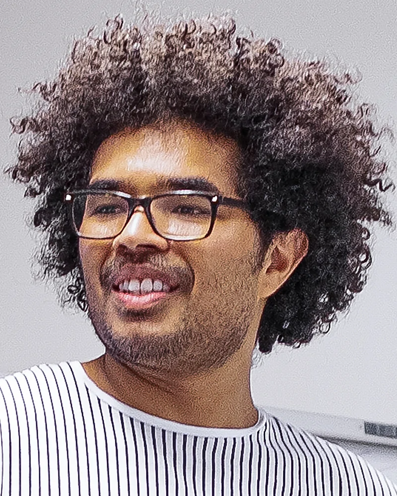 Businessman giving presentation in office