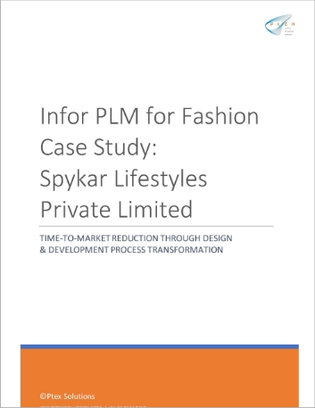 Spykar streamlines the design and
  development process with Infor PLM for Fashion Case Study English 457px