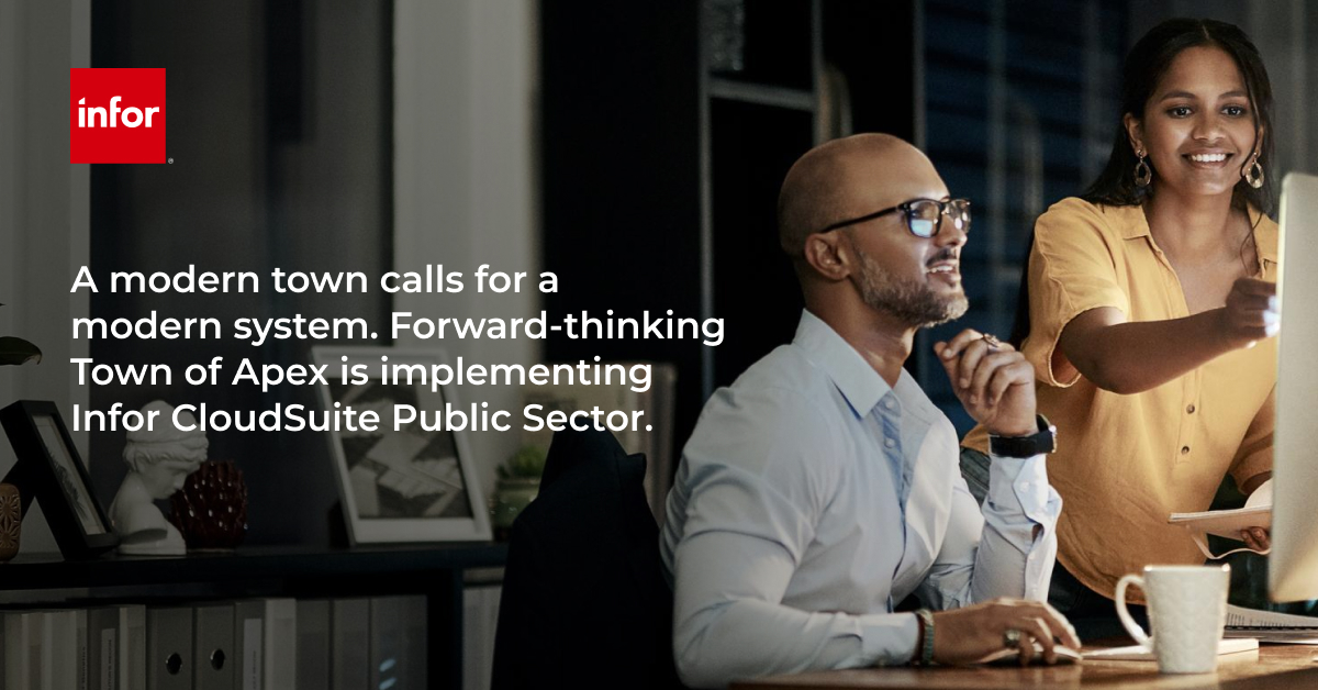 Town of Apex Drives Digital Transformation with Infor and RPI