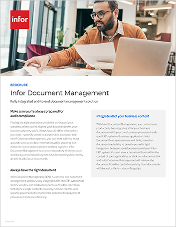 Infor Document Management Brochure
  English 457px