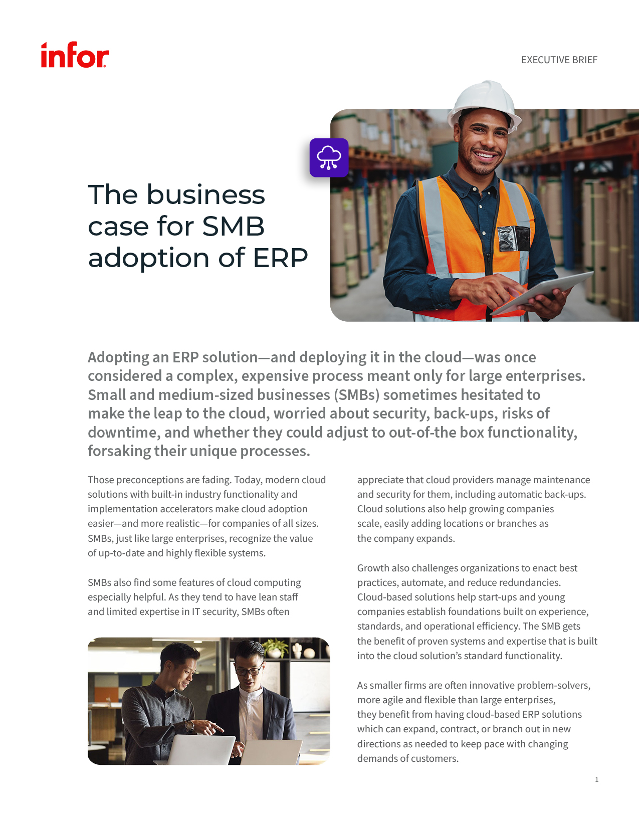 The business case for SMB adoption of ERP