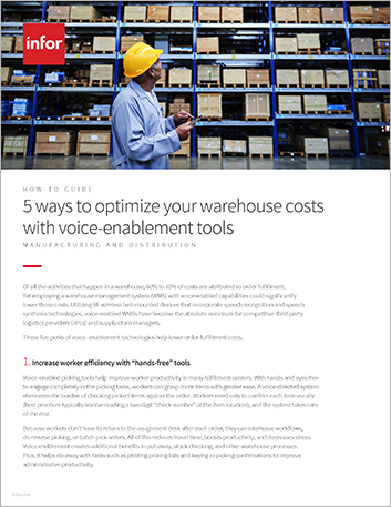5 ways  to optimize your warehouse costs wivoice enablement tools How to Guide   English