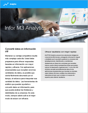 th Infor M3 Analytics Brochure Spanish Mexico 