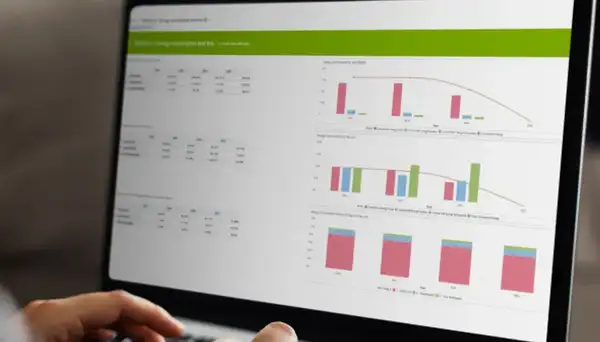 ESG software on a desktop
