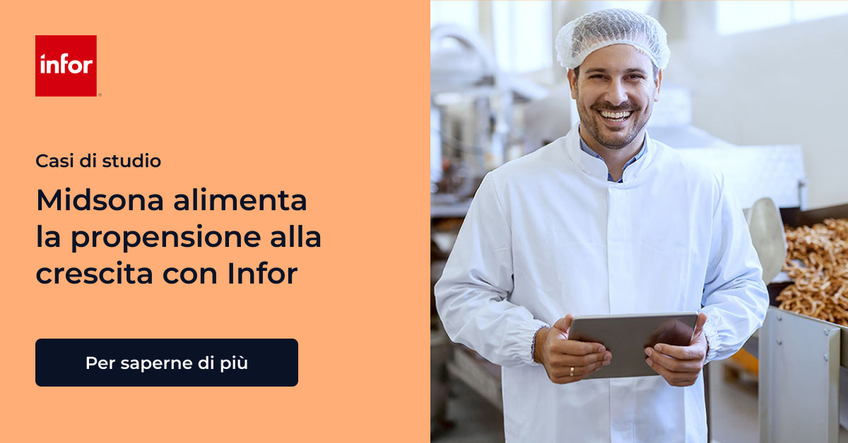 Caso di studio di Midsona | ERP Food & beverage | Infor