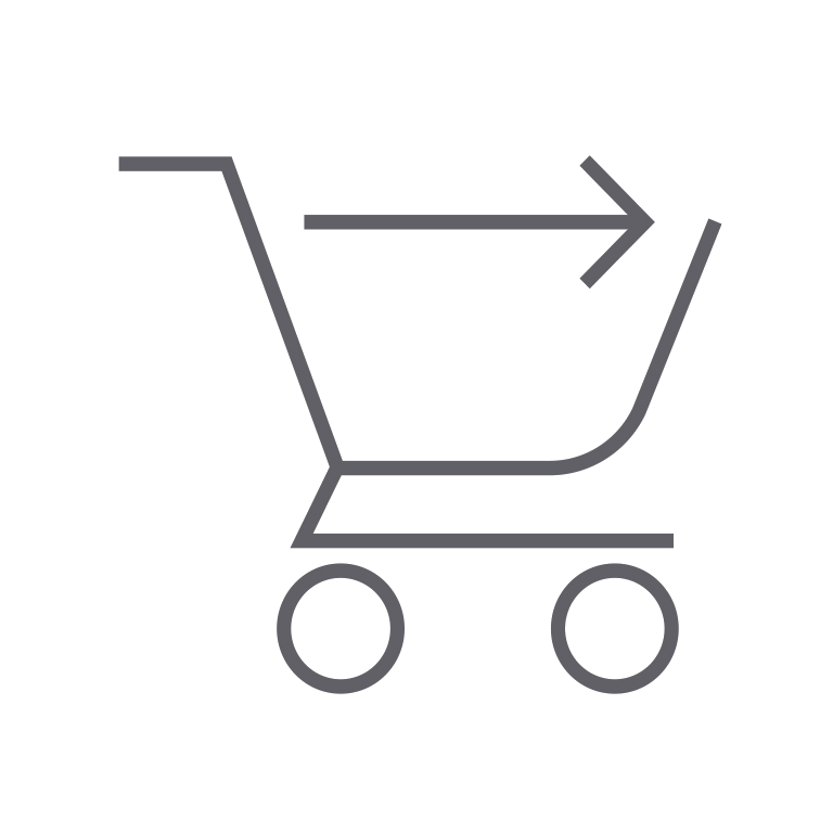Checkout, shopping, cart, retail, store, arrow, forward, store, commerce