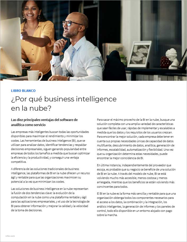 Why cloud BI White
  Paper Spanish Spain 457px