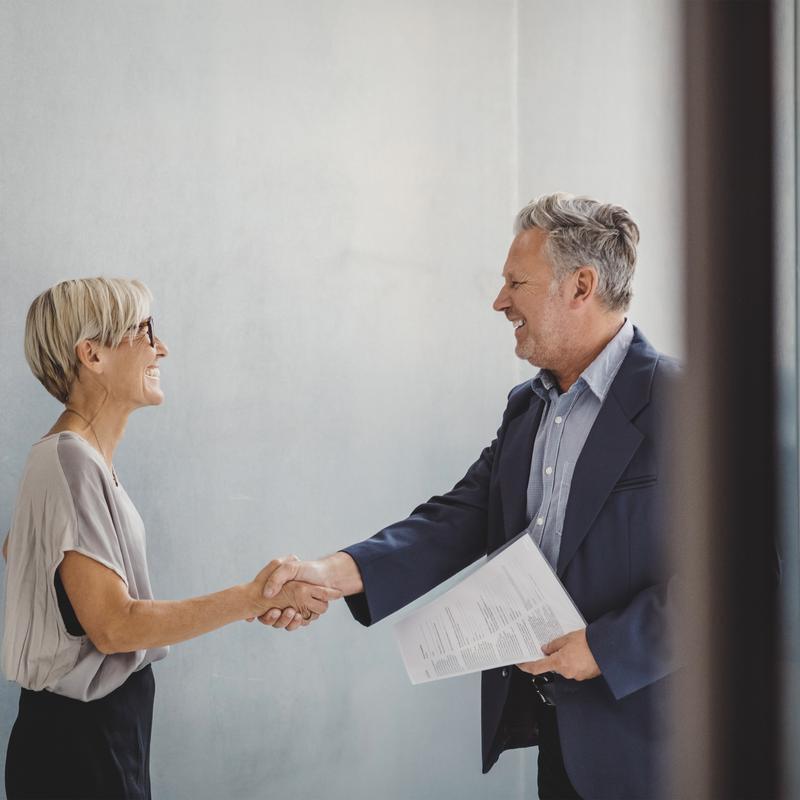 colleagues handshake office scandanavian
  HR