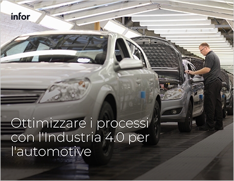 th Optimize processes with   Industry 4.0 for Automotive eBook Italian