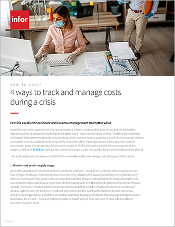 4 ways to track and manage costs during a crisis How to Guide English