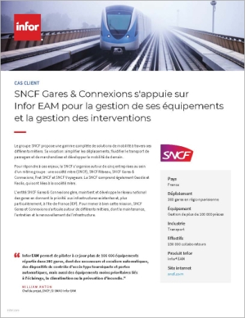 th SNCF Case Study Infor EAM   Transportation EMEA French France