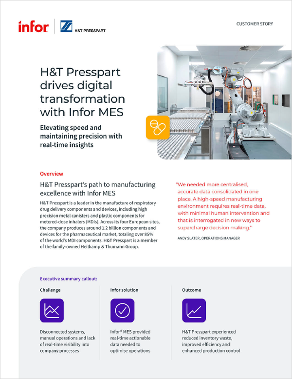 Driving digital transformation at HnT
  Presspart with Infor MES Case Study English UK 457px