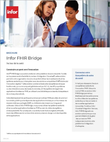 th Infor FHIR Bridge Brochure French   France