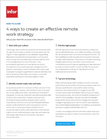 4 ways  to create an effective remote work strategy How to Guide English