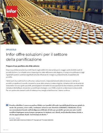 Infor delivers solutions for the bakery   industry Brochure Italian 457px