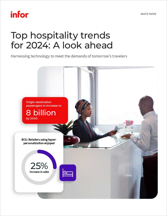 Top hospitality trends for 2024 | White Paper | Infor