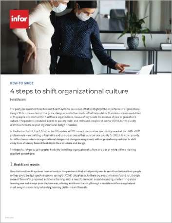 4 steps  to shift organizational culture How to Guide English