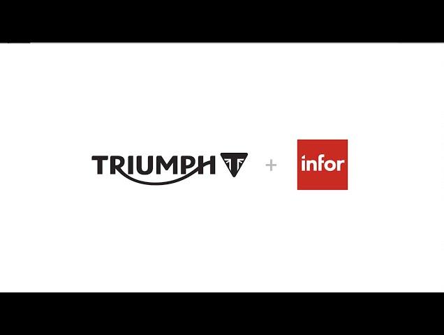 Triumph Motorcycles partners with Infor for business transformation